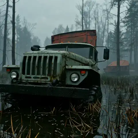 URAL-5557 soviet truck