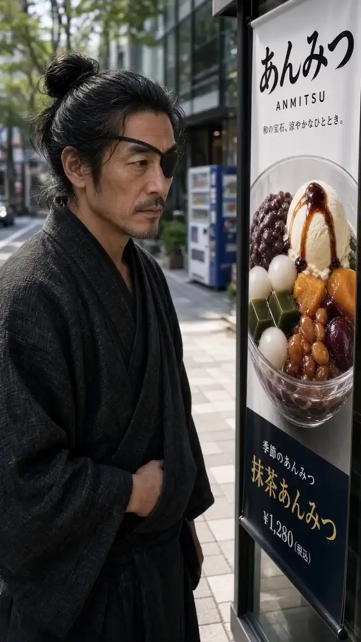 現代に現れたサムライ、金がない