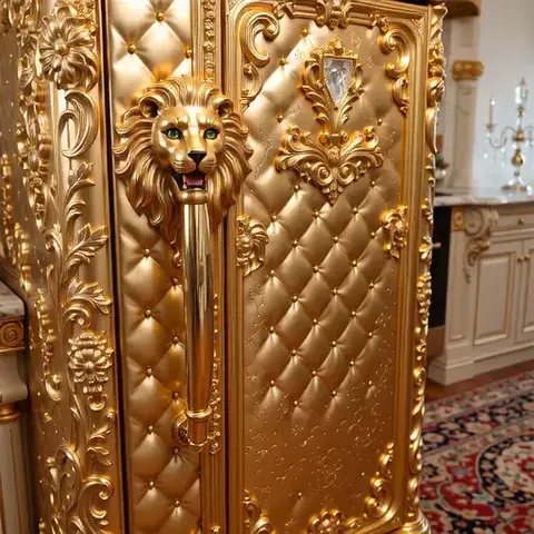 What do the refrigerators of the rich and powerful contain?？Come，open to take a look