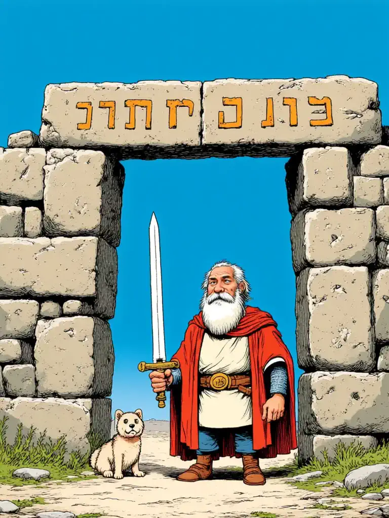 Un antiguo gigante con tu perro