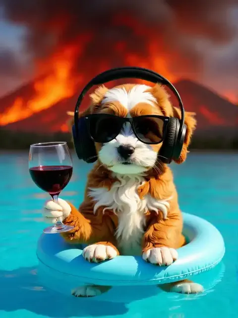 享受舒適生活的可愛寵物