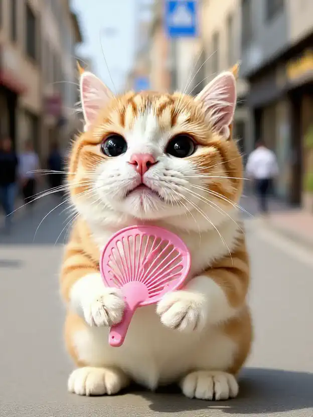 Quạt thổi gió dễ thương