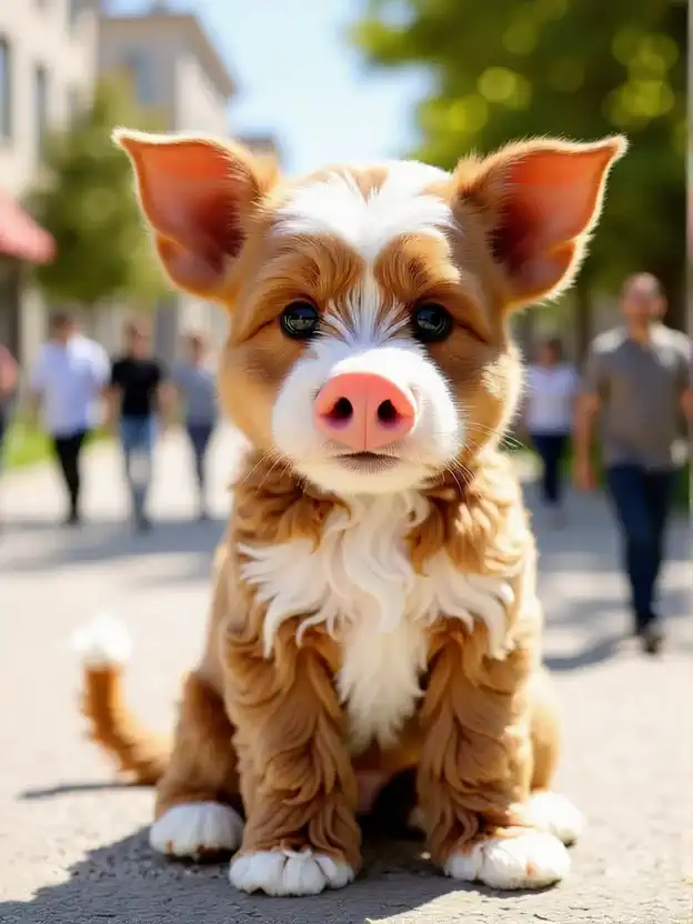 Diversión combinada: mascotas adorables