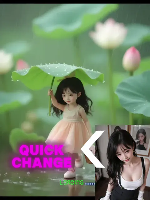 La ragazza e il maialino di luce