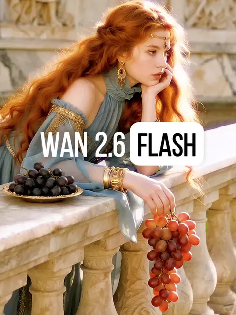 Wan2.6 Flash: เครื่องสร้างวิดีโอ