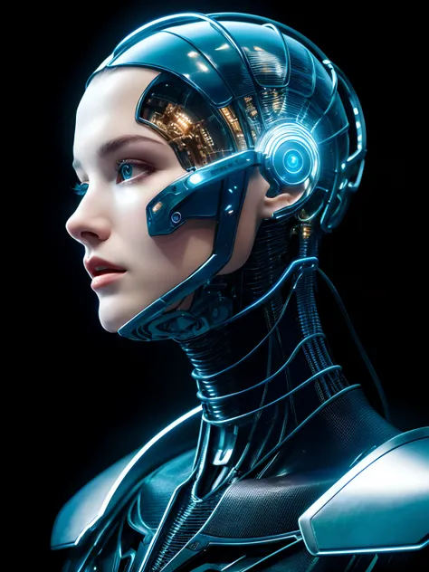 complex 3d render ultra detailed of a beautiful porcelain profile woman android upper body, closed mouth, cyborg, robotic parts, 150 mm, beautiful studio soft light, rim light, vibrant details, luxurious cyberpunk, lace, hyperrealistic, anatomical, facial muscles, cable electric wires, microchip, elegant, beautiful background, octane render, H. R. Giger style, 8k, best quality, masterpiece, illustration, an extremely delicate and beautiful, extremely detailed ,CG ,unity ,wallpaper, (realistic, photo-realistic:1.37),Amazing, finely detail, masterpiece,best quality,official art, extremely detailed CG unity 8k wallpaper, absurdres, incredibly absurdres, <lora:japaneseDollLikeness_v10:0.1>, <lora:koreanDollLikeness_v10:0.5>, robot, silver halmet, full body,