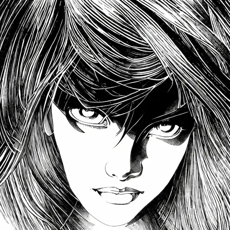 mchozn, (black and white manga art), (masterpiece, best quality, ultra-detailed, highres), solo, monochrome, greyscale, sketch, ...