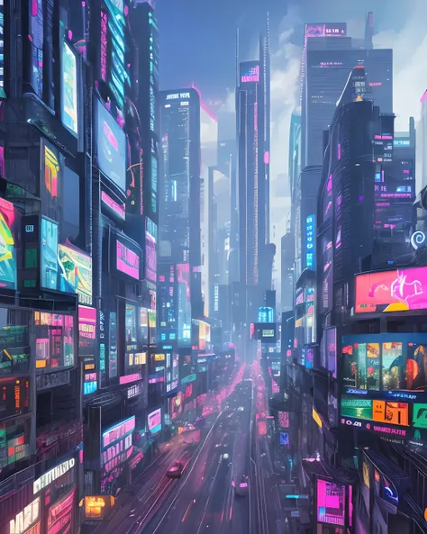 cyberpunk city