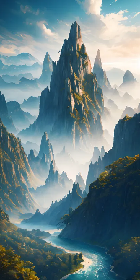 masterpiece, best quality, high quality, extremely detailed cg unity 8k wallpaper, scenery, outdoors, sky, cloud, day, no humans...