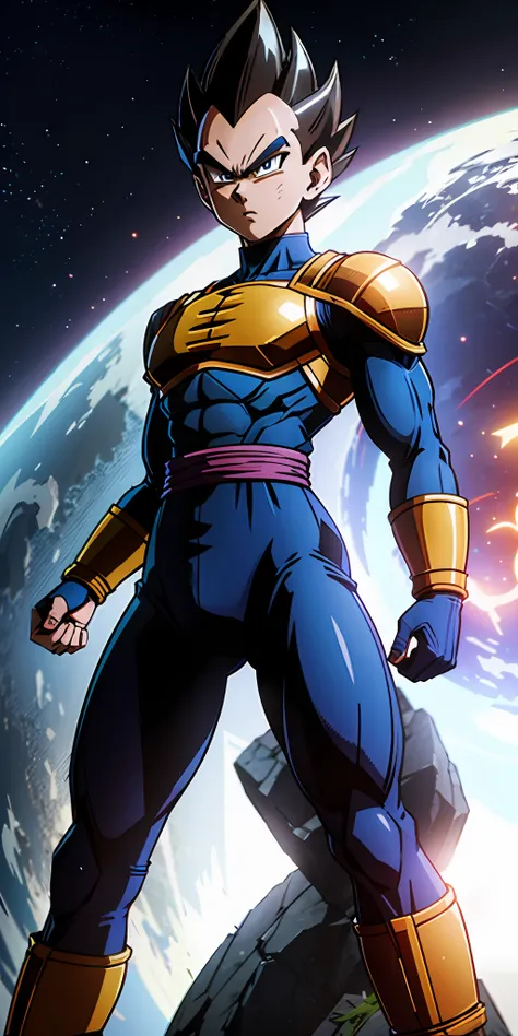 VEGETA Dragon Ball Super , ultra details,octane render, 16k