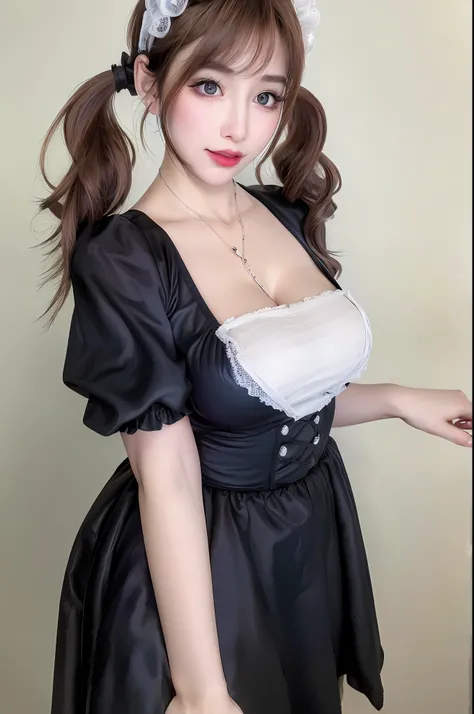 ultra realistic 8k, RAW photo, masterpiece:1.2, best quality, ultra high res, (photorealistic:1.6),(realistic, photo-realistic:1.6), 1girl, thick eyelashes,long eyelashes, focus, maid headdress, maid,