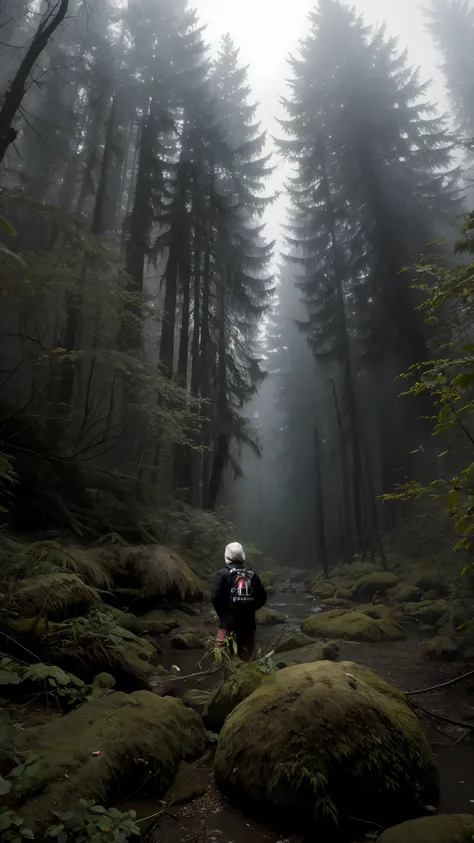 cinematic film still of giving superb an enchanted forest where magical creatures and plants abound forest, analog style, raw ph...