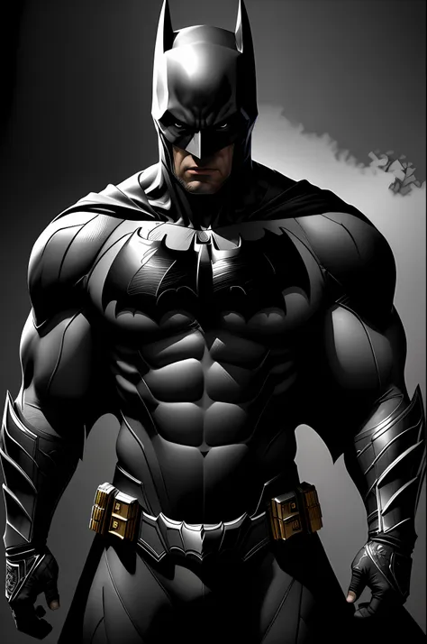 (8k, raw photo, best quality, masterpiece: 1.2), ultra-detailed, formal art, photorealism: 1.37, upper body shot, dc batman, fil...