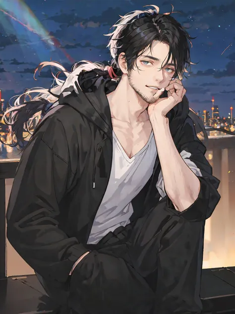 ponytail with hairtie