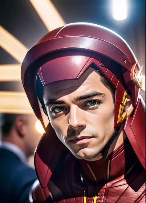 flash, barry allen, 8k, uhd, severe low lighting, high quality, sharp focus, fujifilm XT3 --auto --s2