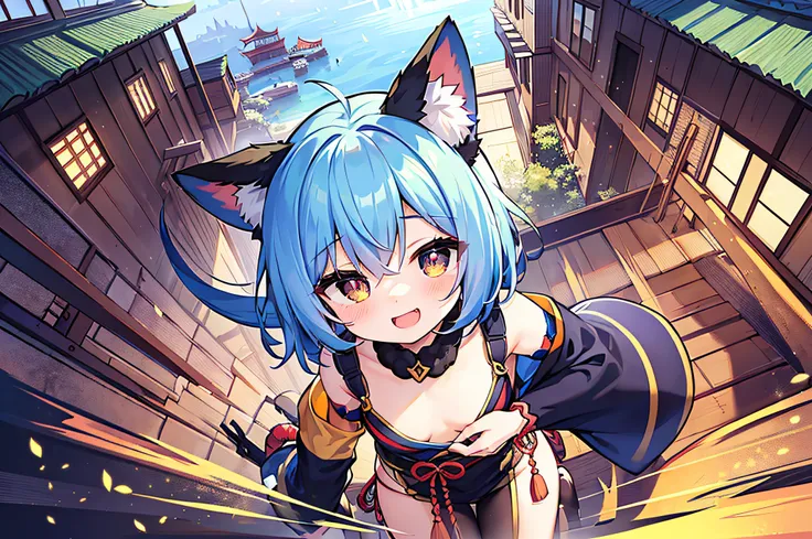 Top Quality, (Cute: 1.1), (Cute), (High Definition: 1.2), Incredibly Fine Illustrations, Cute Girls, Fluffy Girls, Furry Girls, Smiling, Best Quality, High Definition, Women, Smile, One Girl, Best Quality, Embarrassing, Animal Tails, ((Solo)), (Naked: 1.4)...