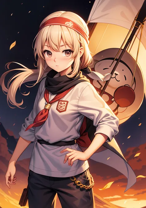 a cartoon seal with a bandana around its neck, concept art by Kishi Ganku, pixiv, shin hanga, ivan seal, shirabii, safebooru anime image, yuruyuri, the seal of fortune, official art, marin kitagawa fanart, awwwww, shuushuu anime image, gelbooru anime image...