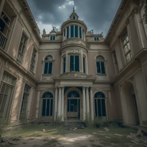 an abandoned mansion, known as a cursed place. from the moment they entered, the friends heard screams and groans coming from al...