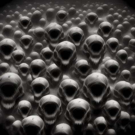 SDArt asot many heads , scary