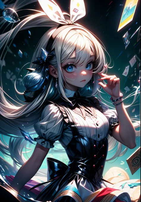 Alice in Wonderland, Magical Creatures Around You, Masterpiece, Detailed