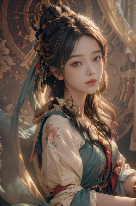 (RAW photo, best quality), (realistic, photo-realistic:1.3),best quality,highly detailed,masterpiece,ultra-detailed,illustration,1girl,upper_body,dynamic angle,world masterpiece theater,messy_long_hair,best quality,extremely detailed CG unity 8k wallpaper,...