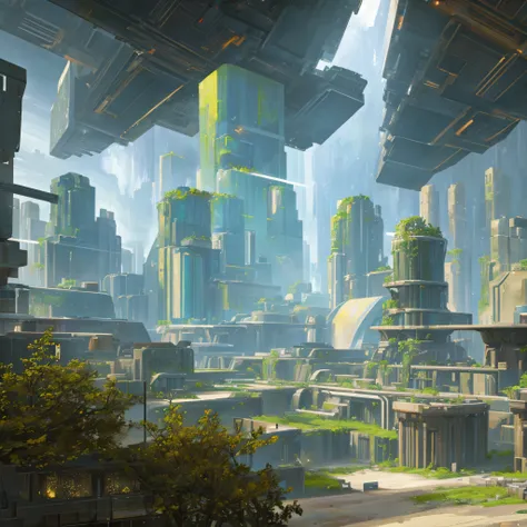 Hyperrealistic full bar environment scene, set in the year 2037, no people in the scene, only architecture of the time, future, another planet, with plants, in space