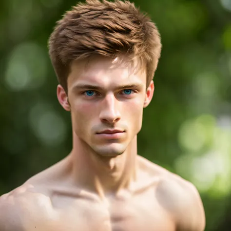 award-winning photography (very attractive young twink: 1.1), full shot, male, blue eyes, athletic body, skin texture, skin, det...