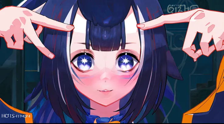 (shylily: 2), hoshino ai pose