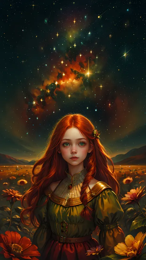 half portrait, best quality, masterpiece, ultra high res, (realistic photo: 1.4), surrealism, dreamlike,
1 girl, long red hair, ...