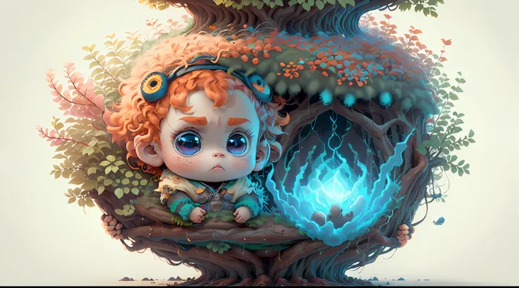 (extremely cute and delicate CG illustration, ultra-detailed and ultra-high quality), best illumination, best shadow, an extremely cute and adorable cu73cre4ture (agama), with big round eyes and a small cute mouth, small horns on its head, vibrant and vivi...