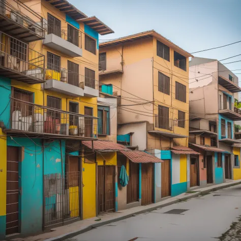 Favela brasileira, Nikon D7500 |, UHD, ultra detalhe, hight resolution, detalhada, foto crua, Nikon D850 film stock photography 4 Kodak Portra 400 camera f1.6 lens rich colors hyper realistic texture dramatic lighting