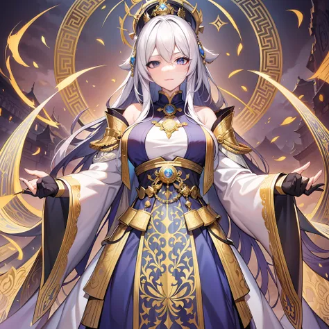 in this imperial city full of majesty and power，a white-haired female emperor of the white fox clan who is releasing coercion ap...