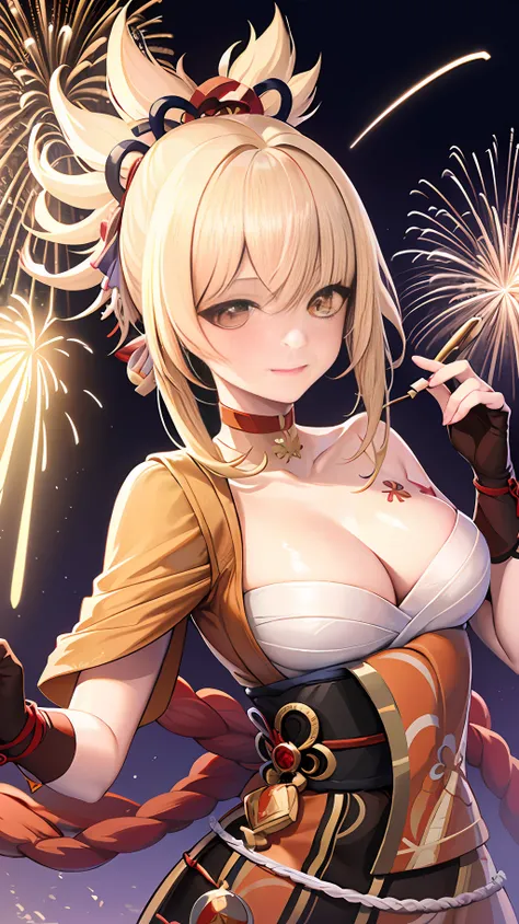 (Genshin), (Yoomiya Palace), Imperial Sister, sweet, delicate facial features, looking at you with affection, (masterpiece), ((Excellent)), ((Super detailed)), Atmosphere, Super detailed, Best image quality, High resolution, --ar 9:16 --q 5 --niji 5