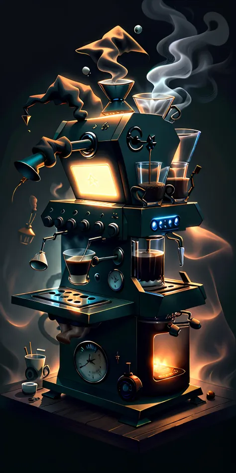 witchcraftpunkai 
coffee machine