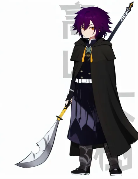 a cartoon image of a man with a sword and cape, inspired by Okumura Masanobu, okata kazuto, hajime yatate, inspired by Okumura Togyu, tsukasa dokite, single character full body, akiyuki shinbou, full body adoptable, fullbody shot, yu - no --auto --s2