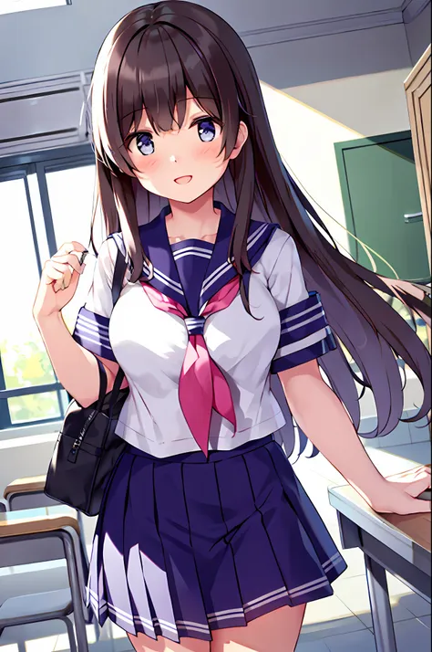 {masterpiece}, {best quality},1girl,school_uniform