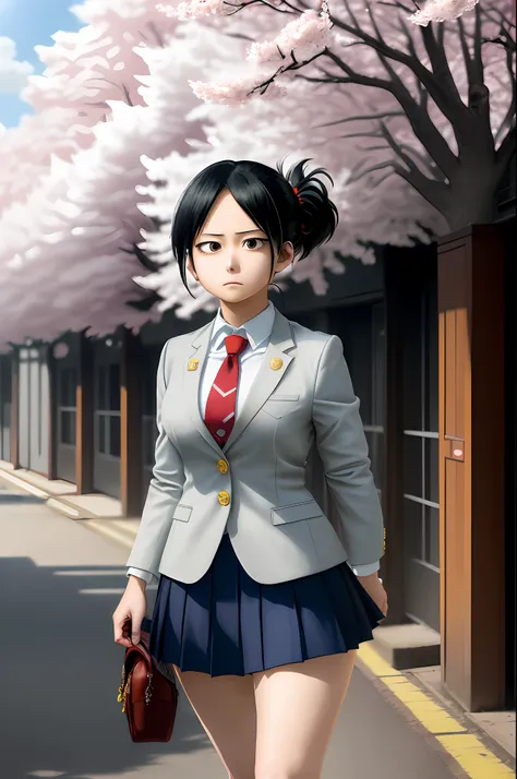 [momo yaoyorozu; boku no hero academia], ((solo portrait)), ((high definition)), ((anime)), ((kohei horikoshi)), ((raytracing)),...