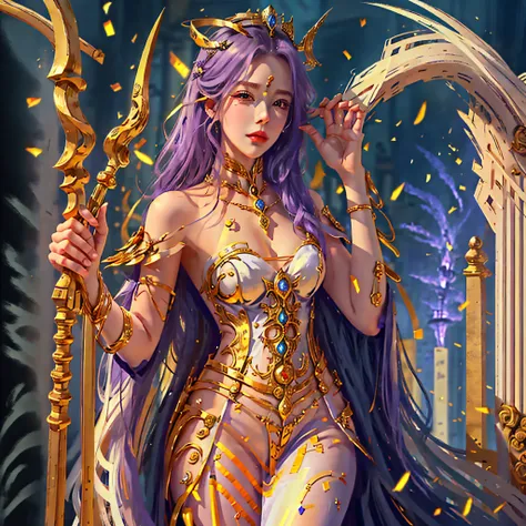 Western female crown + scepter + noble manners --auto --s2