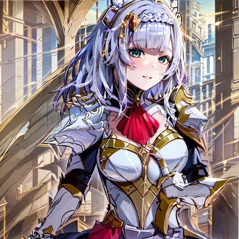 (maid, armor),(masterpiece, super detail, high quality, best quality, 1080p)