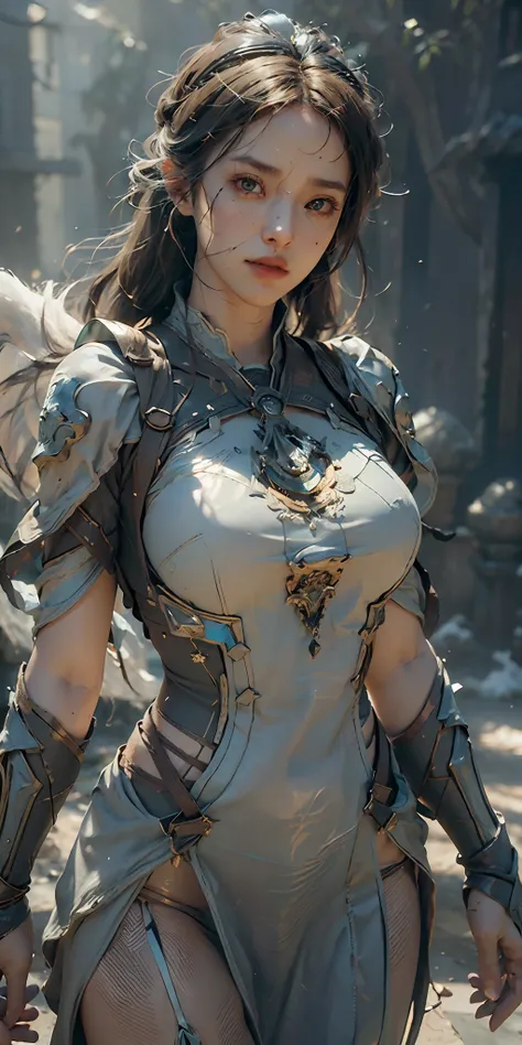 (Best Quality), ((Masterpiece), (Detail: 1.4), 3D, A Beautiful Western Female Figure, HDR (High Dynamic Range), Ray Tracing, NVIDIA RTX, Super-Resolution, Unreal 5, Subsurface Scattering, PBR Textures, Post-Processing, Anisotropic Filtering, Depth of Field...