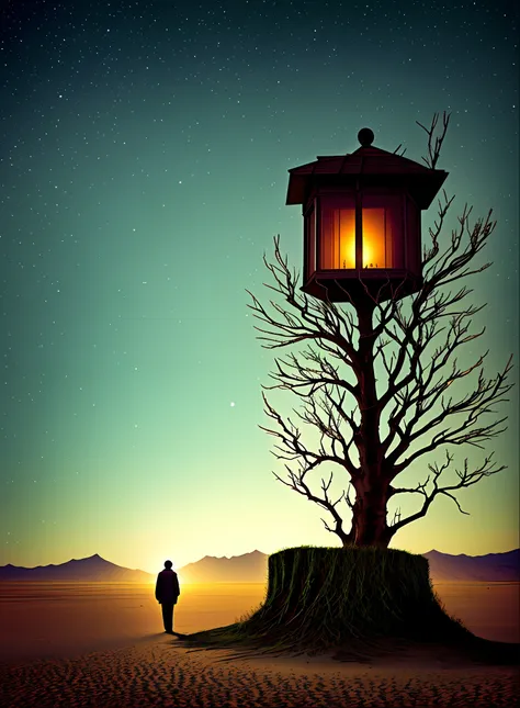 Night falls, loneliness hangs over the surroundings,
Loneliness spreads, wandering in the dark.
Thoughts overflow, hearts like islands,
Silent crying, confused in silence.
Lonely, a desolate desert,
No warmth, no guest visits.
Wandering alone, shivering i...