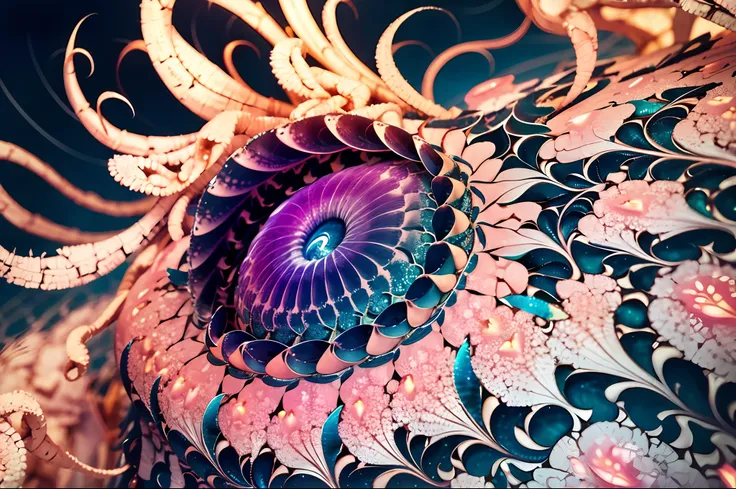 3d fractal, intricated details, nice colors