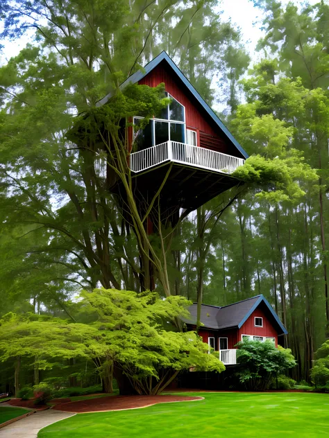 houses grow out of trees