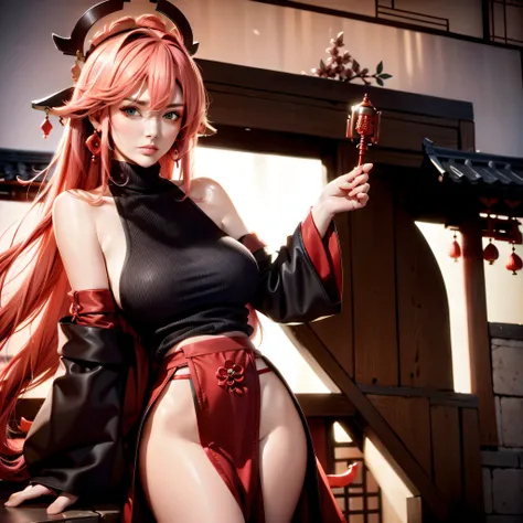 HD, Han Dynasty woman, imperial city background