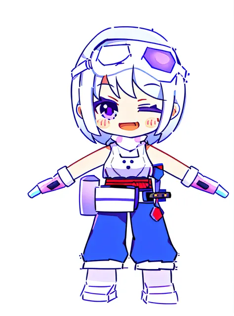 upper body, 1girl, white hair, ponytail, purple eyes, (ninja), short sword, medium breats ,scarf, wallpaper, magic circle background, light particles, blue fire,
