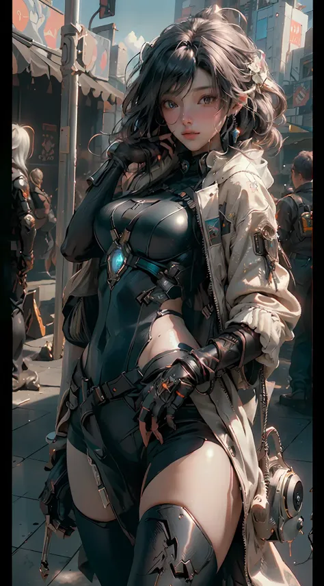 ((Best quality)), ((masterpiece)), (detailed:1.4), 3D, an image of a beautiful cyberpunk female,HDR (High Dynamic Range),Ray Tracing,NVIDIA RTX,Super-Resolution,Unreal 5,Subsurface scattering,PBR Texturing,Post-processing,Anisotropic Filtering,Depth-of-fie...