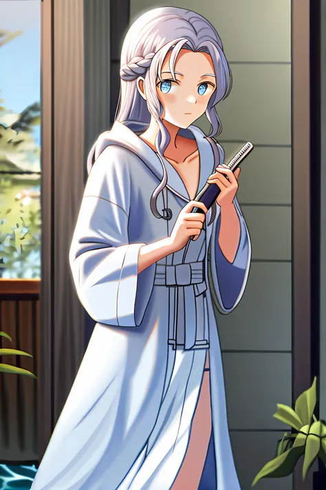 Bathrobes, water