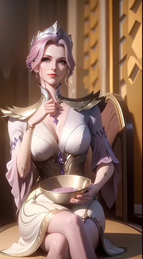 Best Quality, Masterpiece, Ultra High Resolution, (Realism: 1.4), (High Detail Skin: 1.2), (Seductive Smile: 0.8), Super Detailed, Colorful, Extremely Detailed and Beautiful Background, Blush, Acura, Star Pupil, on_body, Tyndall Effect, Realistic, Shadow R...