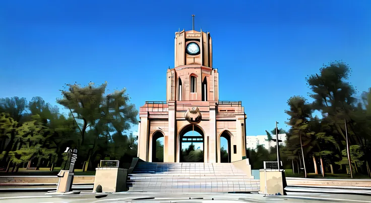 there is a clock tower on campus, clock tower, bell tower, iu, monument, shot with sony a7r camera, university, preserving histo...