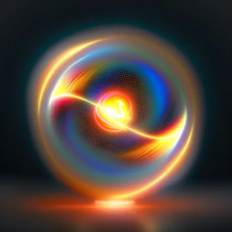 lighting_ball ,rolling flame with a black background